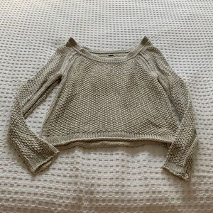 Free People knit sweater. Size S